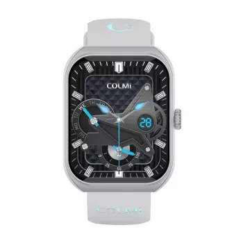 Pametna ura Colmi P86 Silver Bluetooth merilnik srčnega utripa, srebrno ohišje