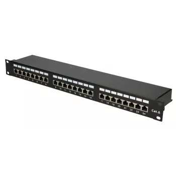 Extralink CAT6 STP V2 | Patch panel | 24 vrat