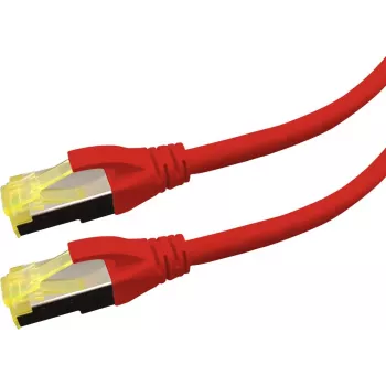 Mrežni kabel LOGON APR6A030R Cat6a S/FTP (S-STP) rdeč 3 m RJ-45–RJ-45