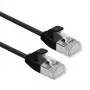 ROLINE DataCenter - patch kabel - RJ-45 (M) na RJ-45 (M) - 2 m - U/FTP - CAT 6a - brez halogenov, zalit, zaščita jezička, prepleten, 10 Gigabit Ethernet - črn, pantone 3C (21.15.3355)
