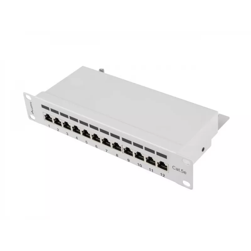 Patch panel 1U Lanberg PPF5-9012-S