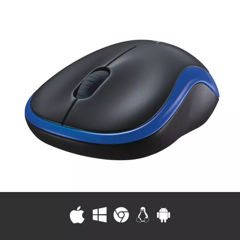 Logitech brezžična miška modra 910-002239