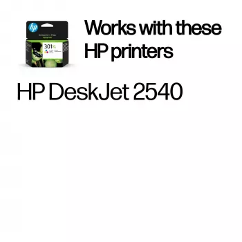 HP 301XL originalna tiskalna kartuša, 3 barve, visoka izdatnost, cian, magenta, rumena, 1 kos, 300 strani