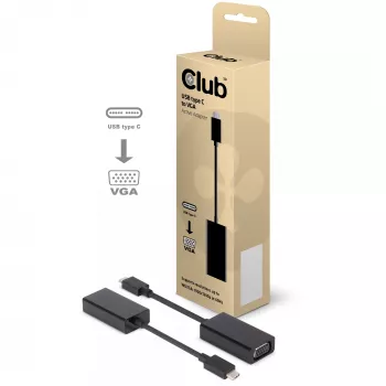 USB 3.1 tip-C na VGA aktivni adapter CLUB3D CAC-1502