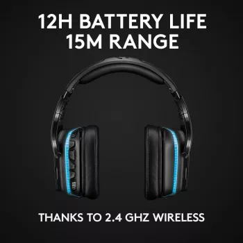 LOGITECH G935 brezžične igralne slušalke z mikrofonom 7.1 Surround Sound Lightsync - 2,4 GHz