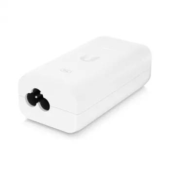 Ubiquiti U-POE-AF PoE injektor, 802.3af, 48 V, 15 W, Gigabit Ethernet, bel