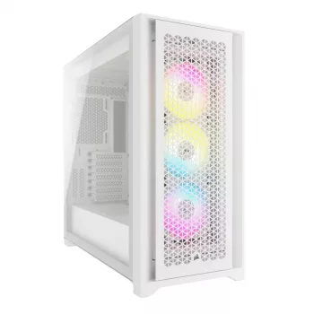 Ohišje za osebni računalnik Corsair iCUE 5000D RGB Airflow Midi-Tower bel