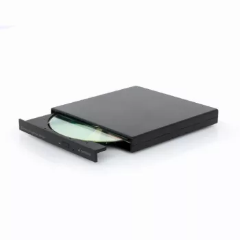Zunanja USB DVD prepisovalna enota GEMBIRD 24x – črna