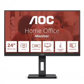 AOC E3 24E3QAF računalniški monitor 60,5 cm (23,8 inch) 1920 x 1080 pik Full HD LCD črn