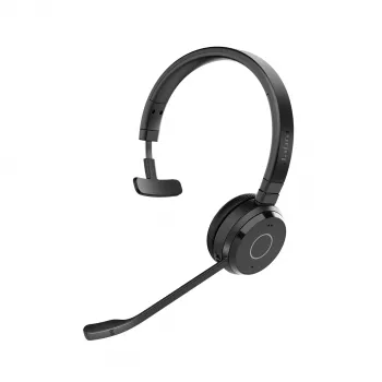 Jabra Evolve 65 TE - Link390a MS Mono, žične in brezžične, pisarna/klicni center, 20 - 20000 Hz, 75 g, slušalke z mikrofonom, črne