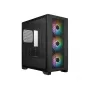 Cooler Master Elite 301 ARGB ohišje Mini-Tower, črno, s stranskim oknom, 3x 120-mm ARGB ventilatorji