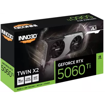 Grafična kartica Inno3D GeForce RTX 5060 Ti — 16 GB GDDR7, PCIe 5.0, 128-bit, 448 GB/s