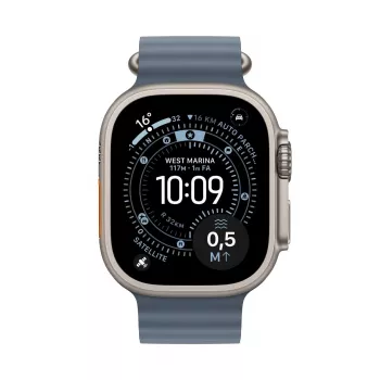 APPLE Watch Ultra 3 (2025) LTE 49mm ohišje iz titana s Ocean Band - moder