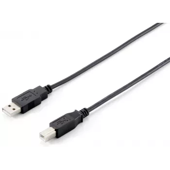 Kabel USB 2.0 Type-A na Type-B Equip 128862, 5,0 m, črn