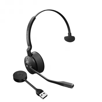 Jabra Engage 55 - USB-A MS Mono, EMEA/APAC, brezžične, pisarna/klicni center, 57 g, slušalke z mikrofonom, črne, titan
