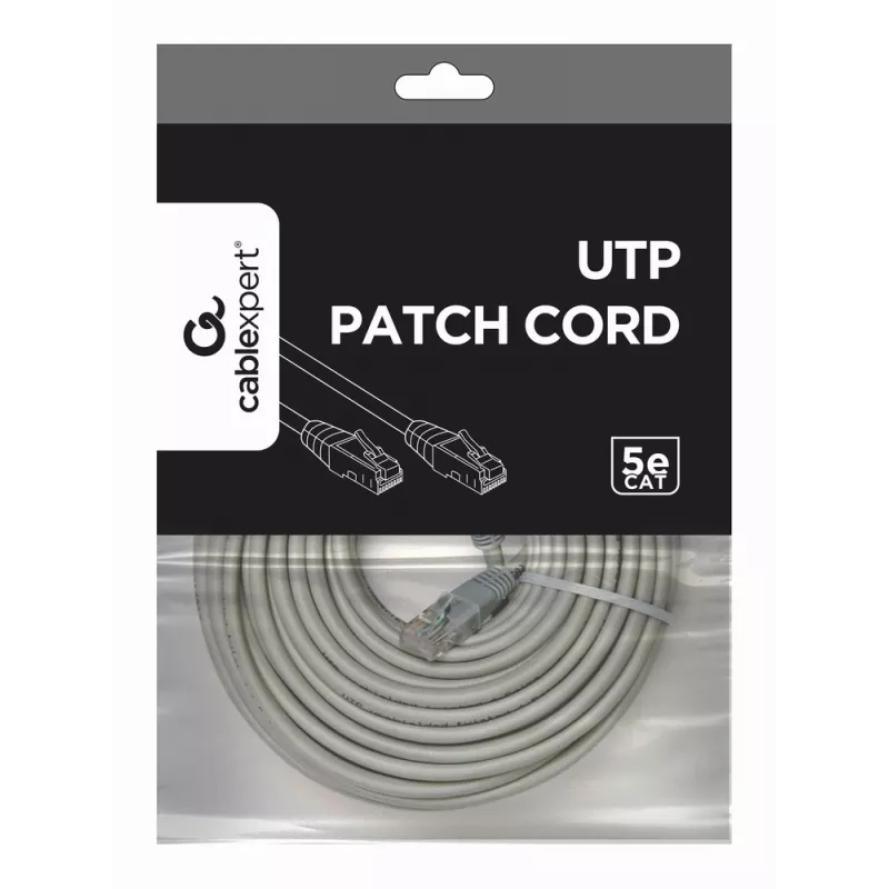 GEMBIRD patch kabel - Cat 5e - UTP - 15 m - siv