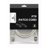 GEMBIRD patch kabel - CAT6 - FTP - 1,5 m - siv