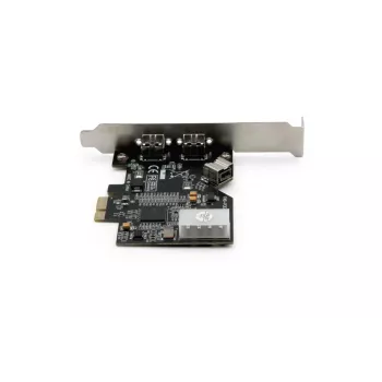 DIGITUS vmesniška kartica IEEE 1394b, PCIe 3 vrata, 2x9-Pin zunanja + 1x9-Pin notranja
