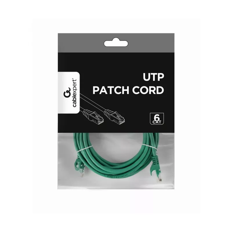 GEMBIRD patch kabel - CAT6 - UTP - 5m - zelen