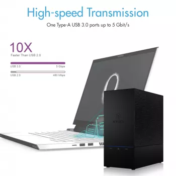 Ohišje za HDD/SSD ICY BOX IB-RD3621U3 črno 3,5 inch
