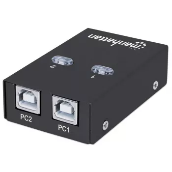 Manhattan 162005 USB 2.0 samodejno stikalo za skupno rabo 2 vrat, 480 Mbps