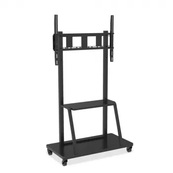 Prenosno talno stojalo za ploski zaslon TECHLY Signage Display Mount ICA-TR30 — za zaslone od 55 do 100 palcev, VESA 1200x600, največja obremenitev 150 kg, kolesa, črno