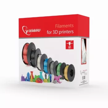 Gembird ABS filament 1,75 mm, 1 kg, prozoren