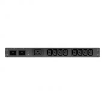 APC samodejno preklopno stikalo AP4423A - (8x) C13 + (1x) C19, 3680W, za vgradnjo v omare, 1U
