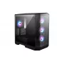 MSI MAG PANO M100R PZ mikro ohišje za PC, microATX/Mini-ITX, 270-stopinjsko panoramsko kaljeno steklo, ARGB ventilator, USB-C, črno