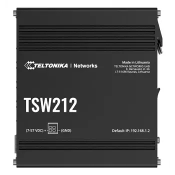 TELTONIKA TSW212 upravljani PoE+ gigabitni Ethernet stikalo (8 vrat + 2 SFP)