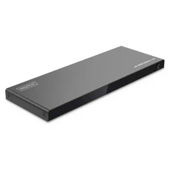 DIGITUS 1x8 HDMI razdelilnik. 4K/60Hz HDCP 2.3. EDID nadzor