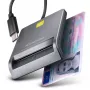 Axagon CRE-SM3TC bralnik pametnih kartic USB-C (FlatReader), 1,2 m kabel