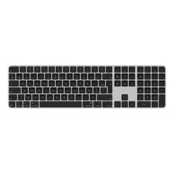Apple Magic Keyboard s Touch ID in numerično tipkovnico, nemški, črne tipke
