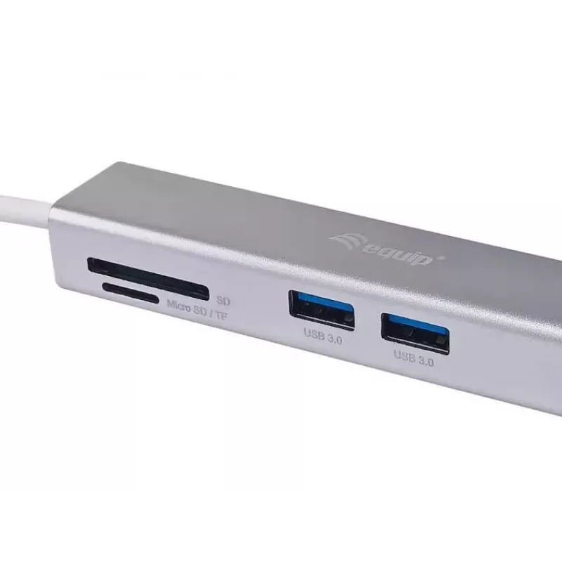 Večnamenski adapter Equip USB-C 5-v-1
