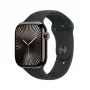 APPLE Watch Series 10 GPS + Cellular 46mm ohišje iz skrilavca titana s črnim športnim pasom - M/L