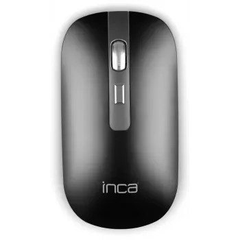 Inca IWM-531RA brezžična in Bluetooth miška, 1600 DPI, 4D gumb, tiha, antracit