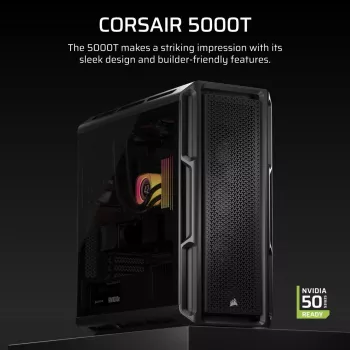 CORSAIR ohišje za PC - 5000T Mid-Tower visoke zmogljivosti
