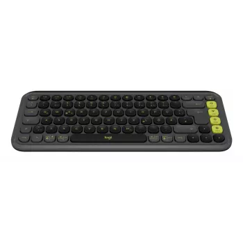 LOGITECH brezžična tipkovnica - Pop Icon Keys - grafitna & zelena Qwertz nemška
