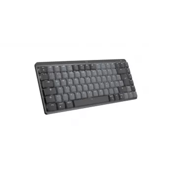 LOGITECH Mx Mechanical Mini minimalistična brezžična osvetljena tipkovnica - Graphite Linear Qwertz nemška
