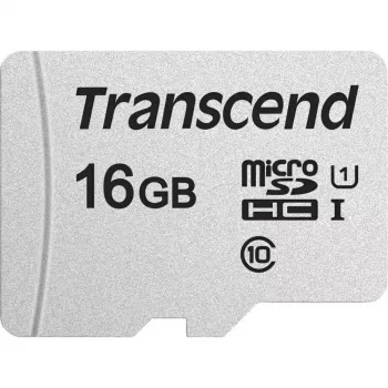 Kartica TRANSCEND Micro SDHC 300S 16 GB UHS-I U1 z adapterjem