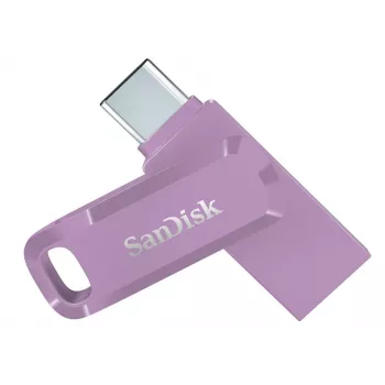 WESTERN DIGITAL SanDisk Ultra Dual Drive Go - 256GB USB ključek - USB-C / USB-A - vijoličen