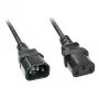 Lindy 5m IEC podaljševalni kabel, črn, 5 m, vtičnica C13, vtič C14
