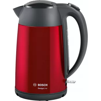 Bosch TWK3P424 električni kotliček 1,7 L 2400 W siv, rdeč