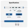 TARGUS Hyperdrive Flex 8-portno USB-C vozlišče (modro)