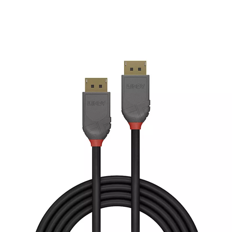 Lindy 10m kabel DisplayPort 1.2, Anthra Line
