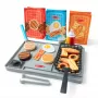 Melissa & Doug Flip & Fry komplet za žar z Water WOW! igračo hrano, ki spreminja barvo, predšolska igrača od 3 let