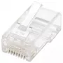 Intellinet RJ45 modularni vtiči, Cat6, UTP, 2-kraki, za nasedle vodnike, 15 µ pozlačeni kontakti, 100 kosov
