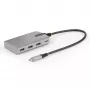 StarTech.com 4-portni USB-C hub z USB-C DP Alt Mode video izhodom 4K 60Hz - 3x USB-A, 1x USB Type-C, 100W Power Delivery prehod, USB 3.2 10Gbps, 30cm kabel, prenosni USB hub