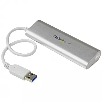 StarTech.com 4-portno USB vozlišče, USB A na 4x USB-A priključki, USB 5Gbps, vzdržljiv dizajn, napajanje prek vodila, prenosno USB 3.0 vozlišče za prenosnike