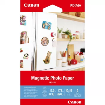Canon MG-101 magnetni fotografski papir, 4x6 inch, 5 listov